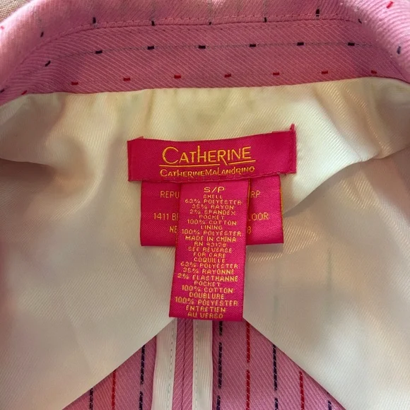 Pink Textured Oversized Blazer - Picture 5 of 5